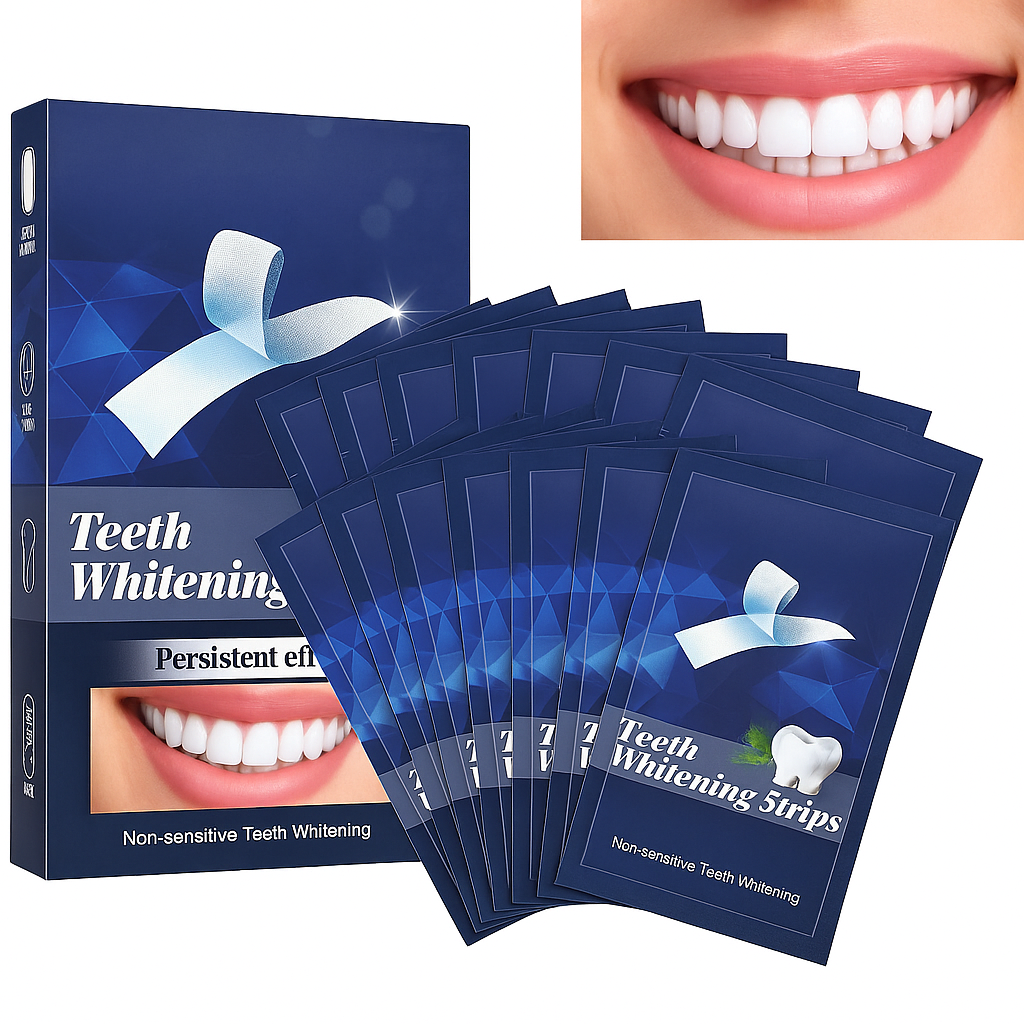 Teeth Whitening Strips – Safe, Gentle & Effective