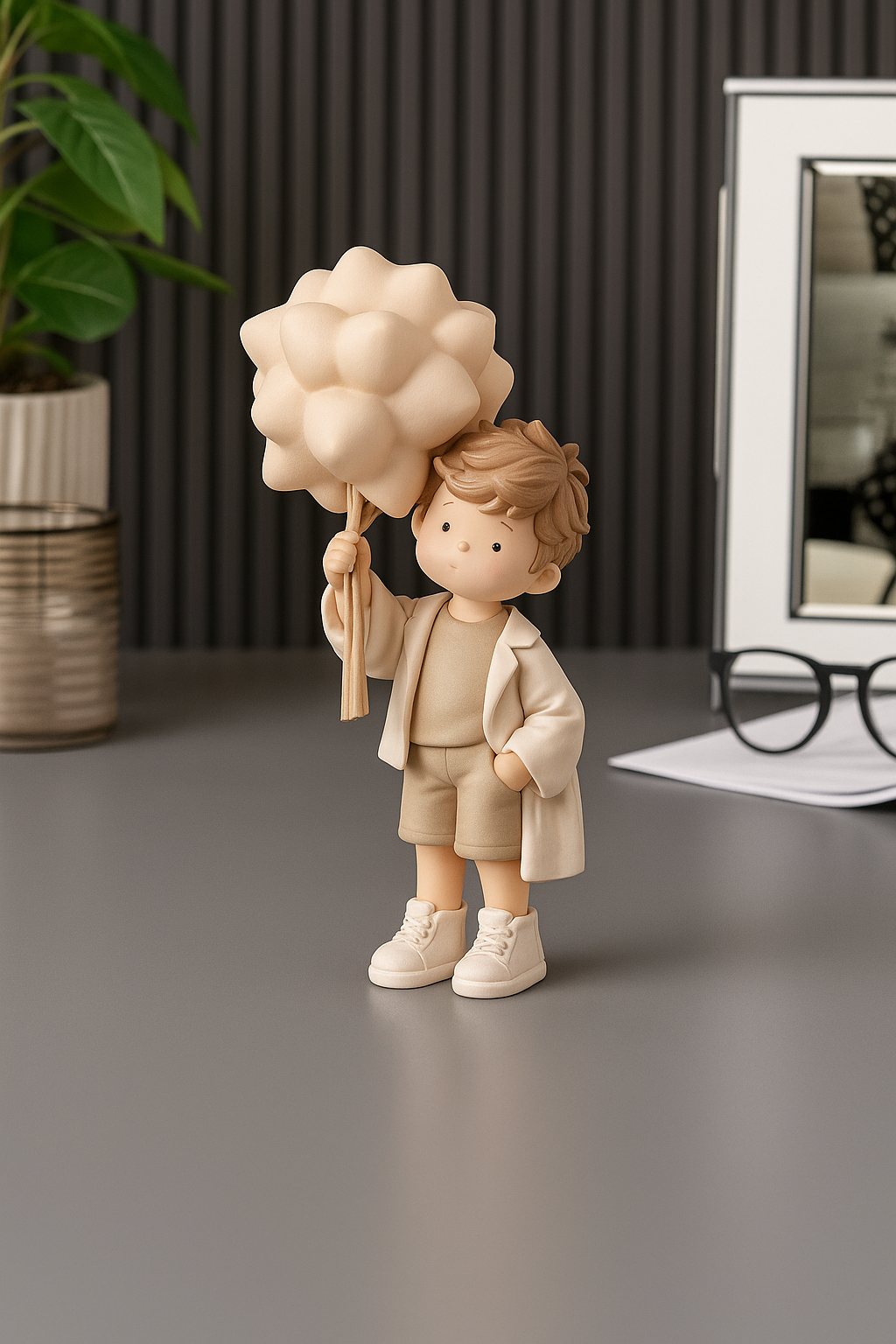 CloudDream Boy Figurine – Aesthetic Resin Decor