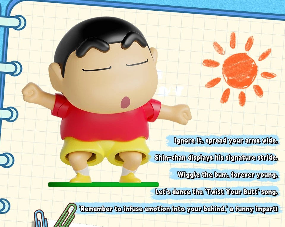 Shinchan Combo Set – Lazy & Dancing Delight Figures