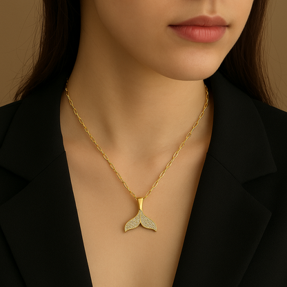 🍒 Golden Charm Necklace Trio – Cherry Pop, Twin Hearts & Mermaid Magic Set