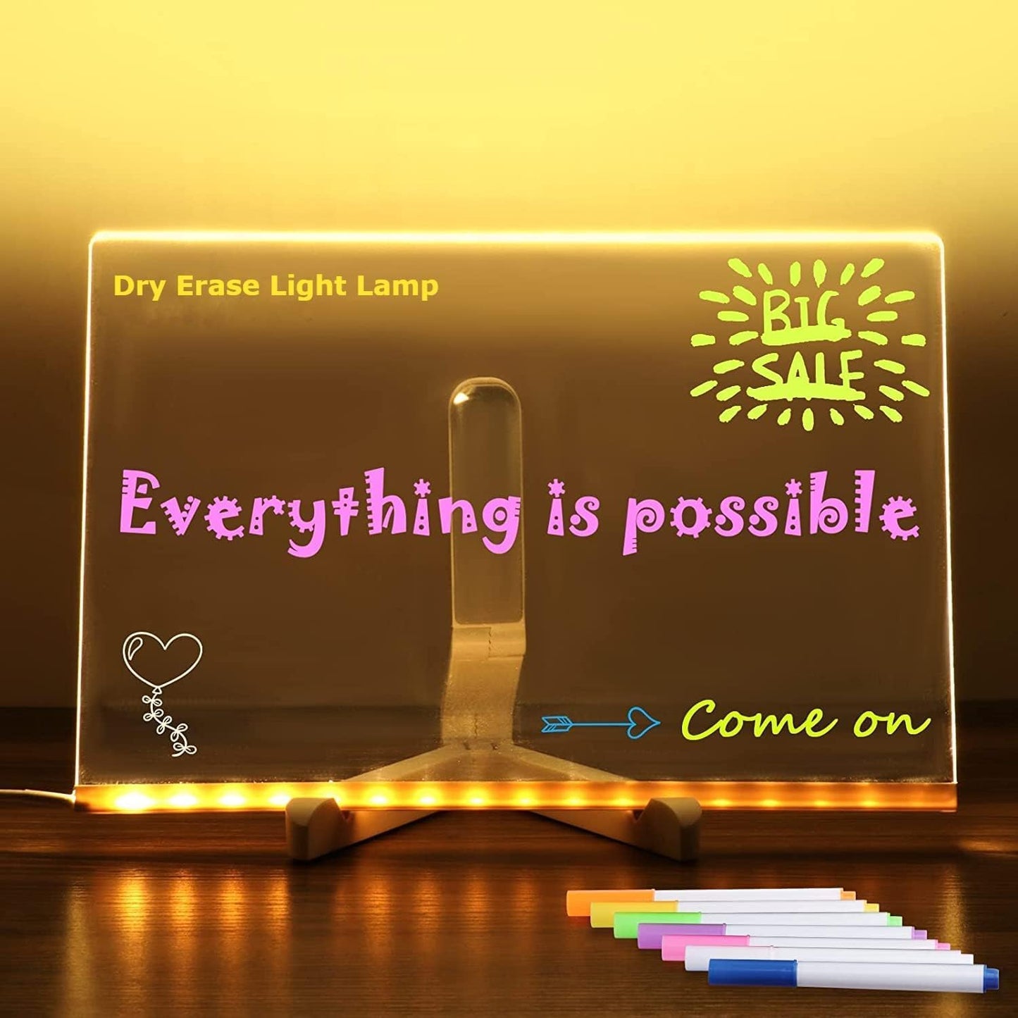LED Dry Erase Light Board – Write, Glow, Inspire!