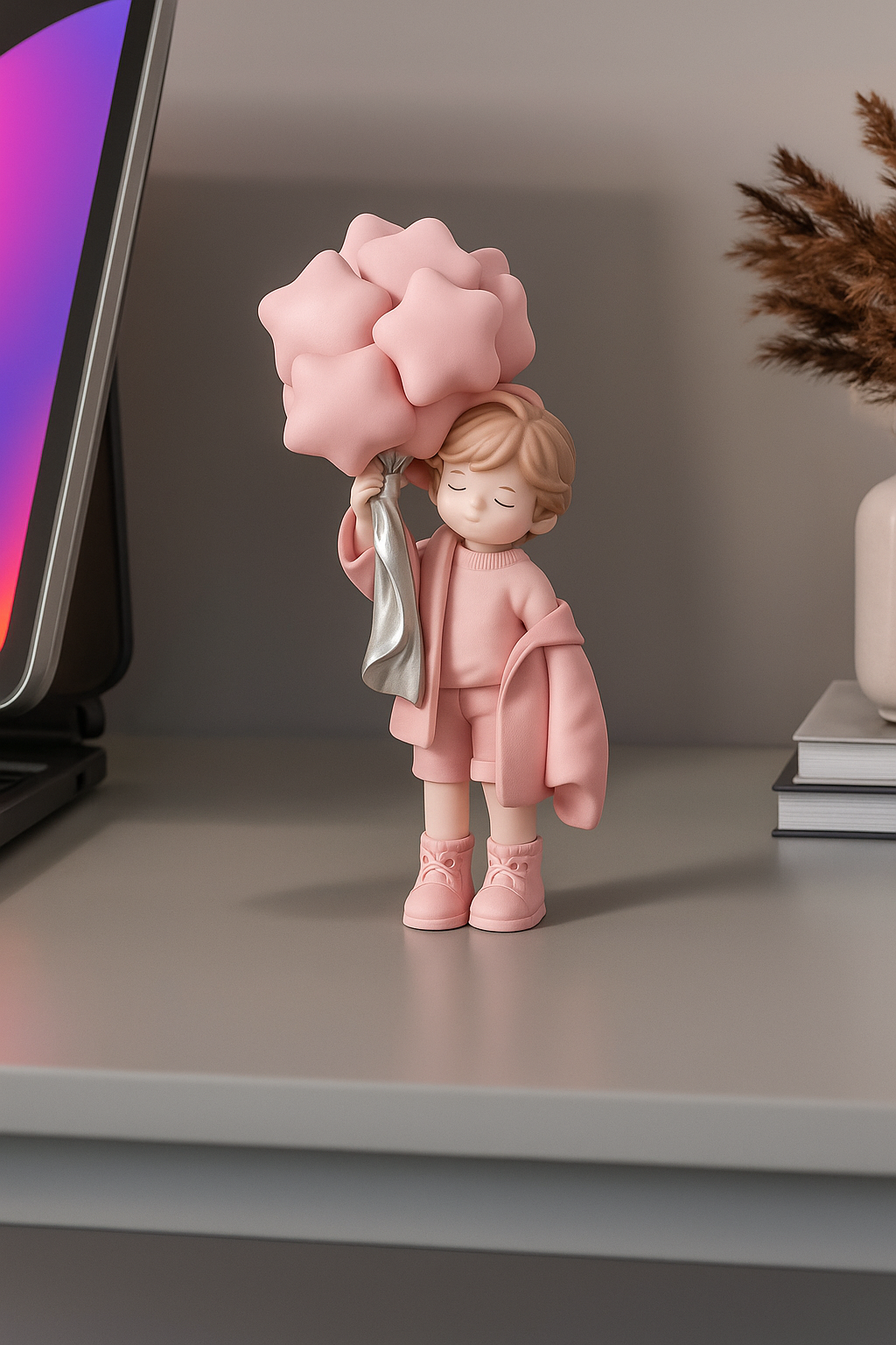 CloudDream Boy Figurine – Aesthetic Resin Decor