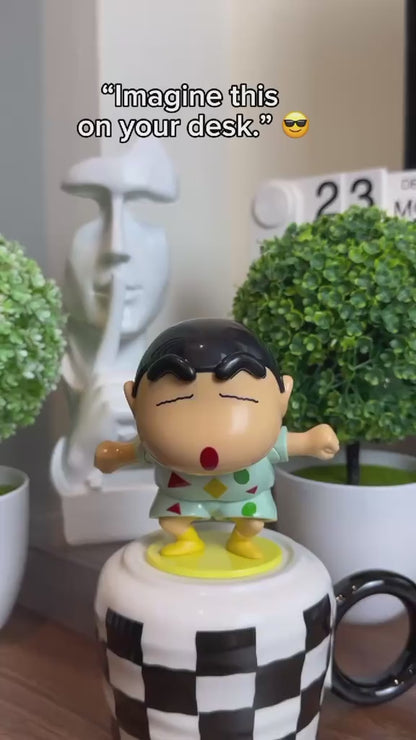 Shinchan Combo Set – Lazy & Dancing Delight Figures